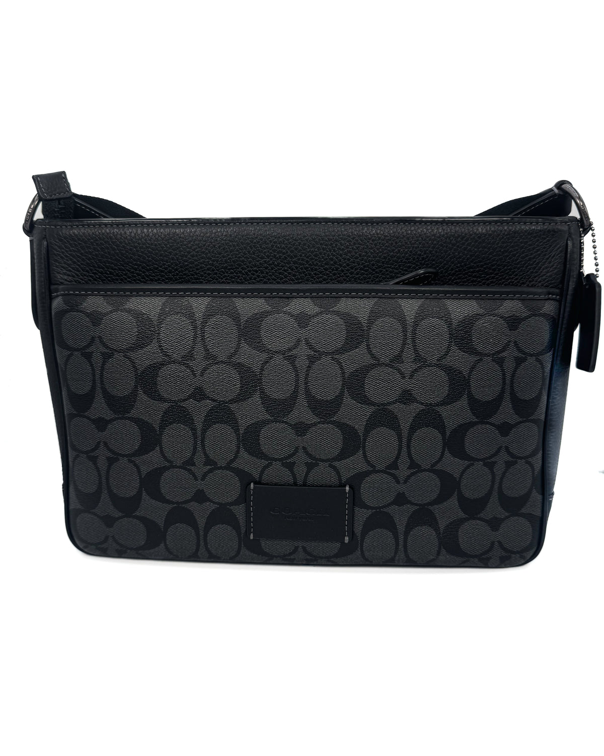 Coach Bolsa Distric Crossbody Signature Qb/Charcoal/Black · Premium Avenue