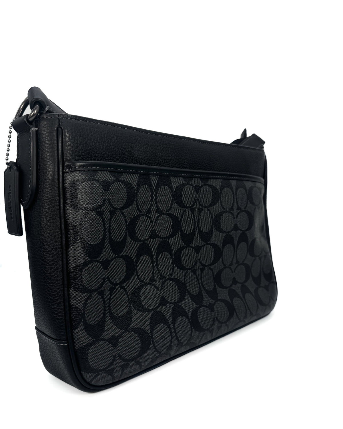 Coach Bolsa Distric Crossbody Signature Qb/Charcoal/Black · Premium Avenue