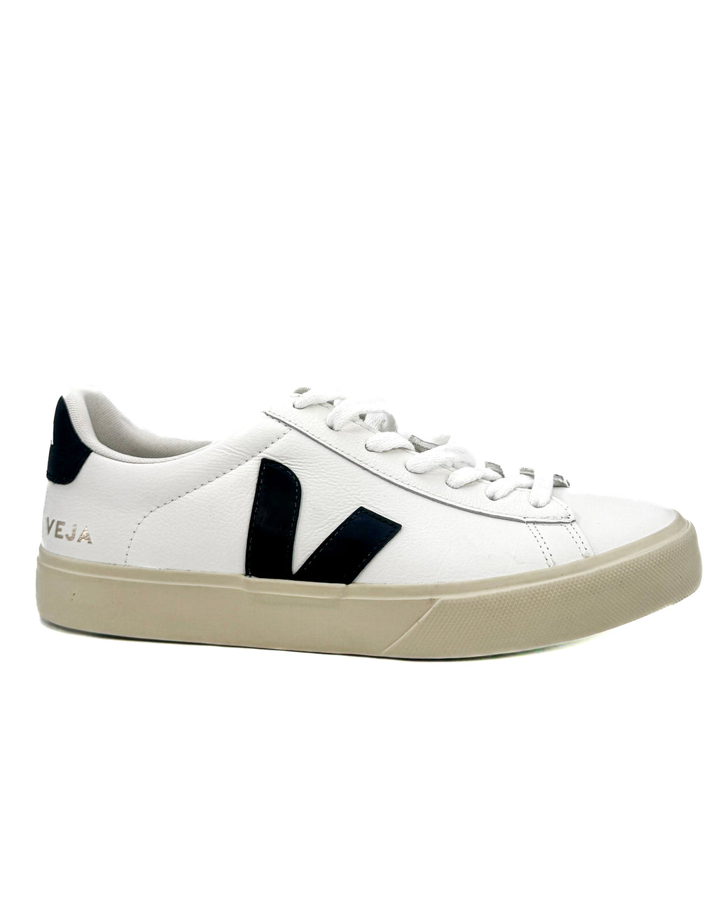 Veja Calzado Campo Leather (men) Extra White Black · Premium Avenue