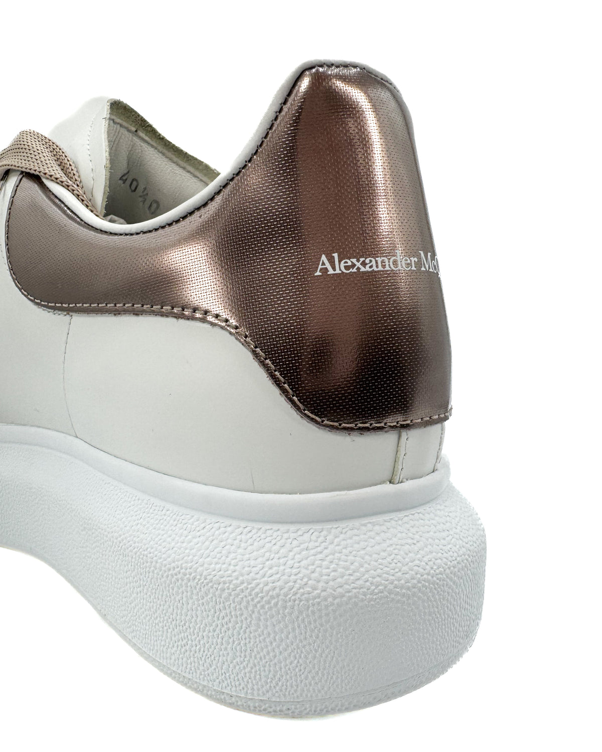 Alexander Mcqueen Calzado Leather Upper And Ru White/Oat · Premium Avenue