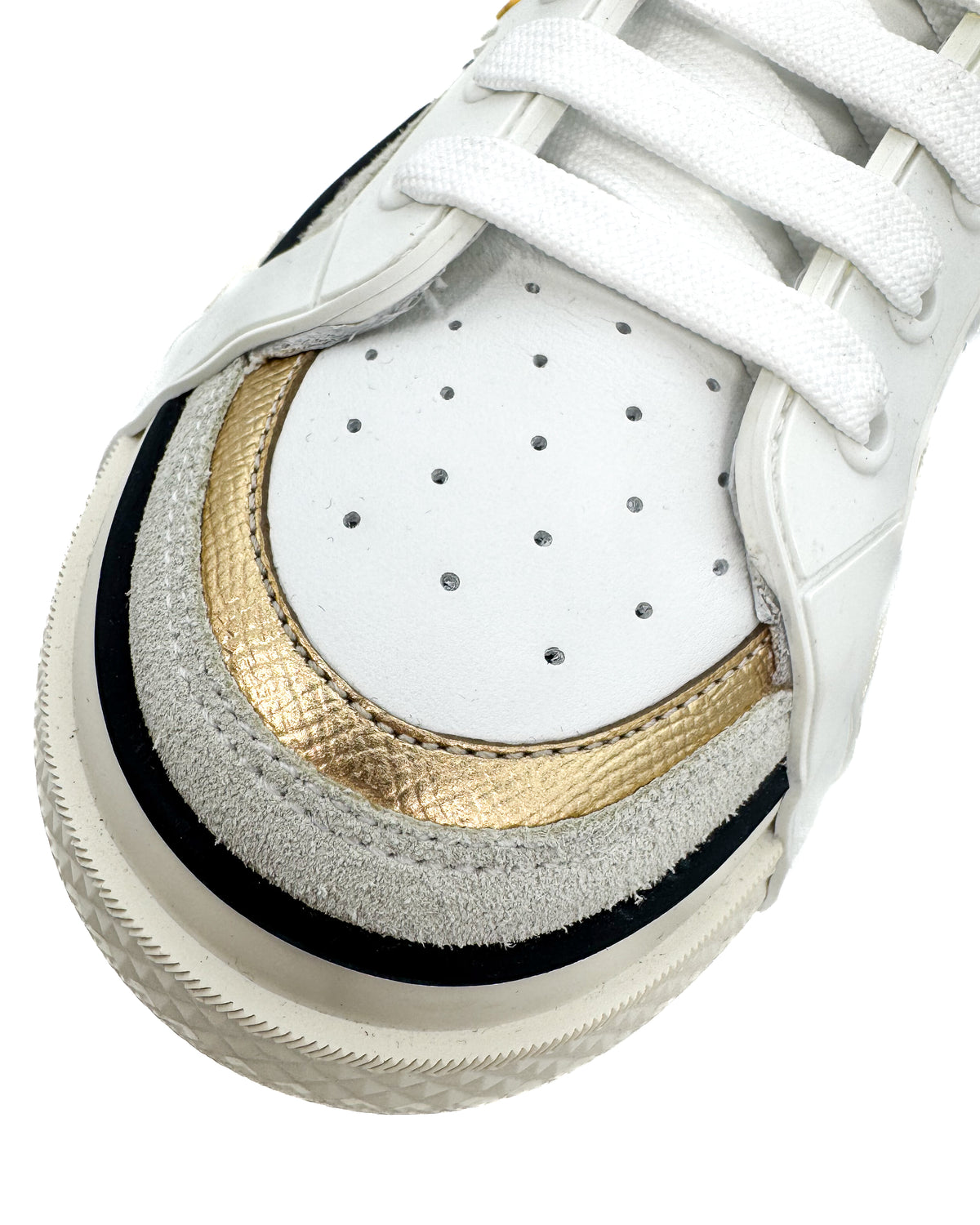 Dolce & Gabbana Calzado Portofino 2.0 Custom Bianco/Oro · Premium Avenue