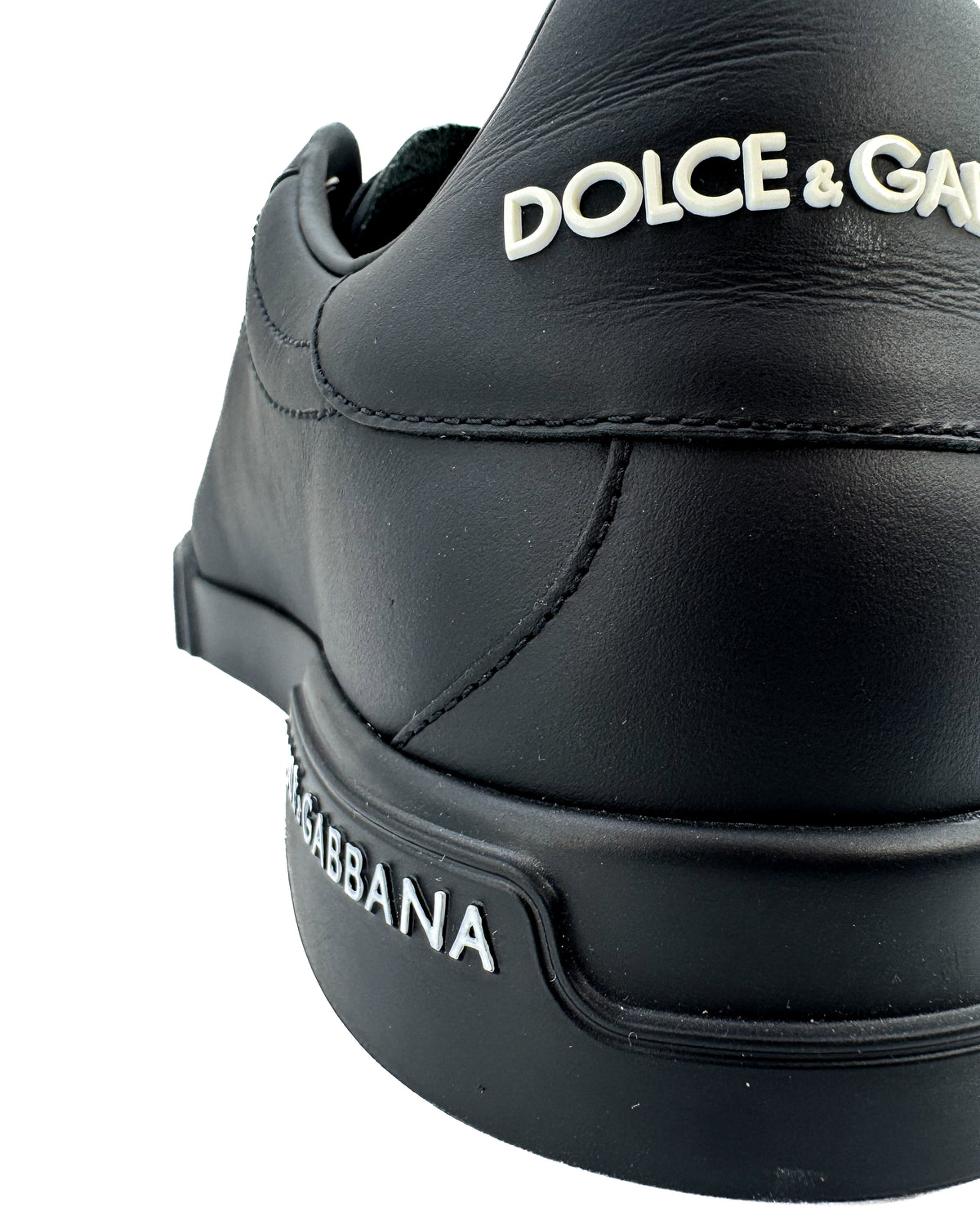 Dolce & Gabbana Calzado Portofino Sneaker Nero/Nero · Premium Avenue