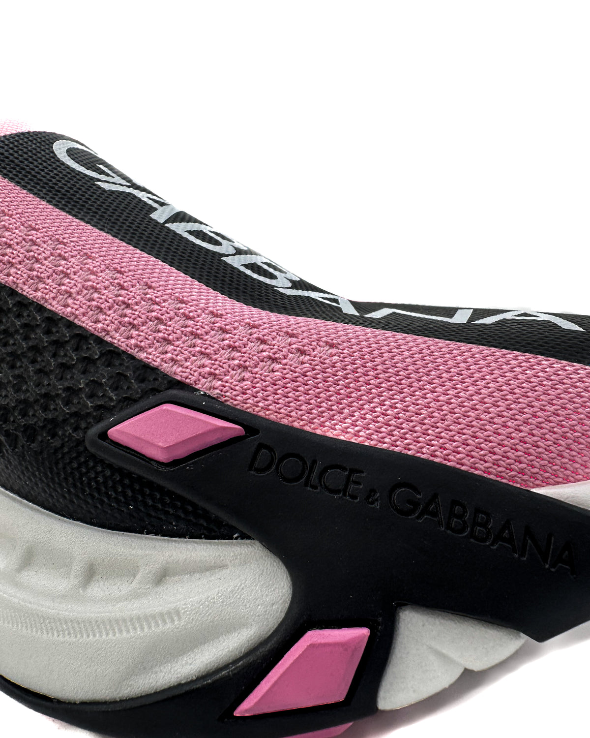 Dolce & Gabbana Calzado Fast Sneakers Rosa/Nero/Bianco · Premium Avenue