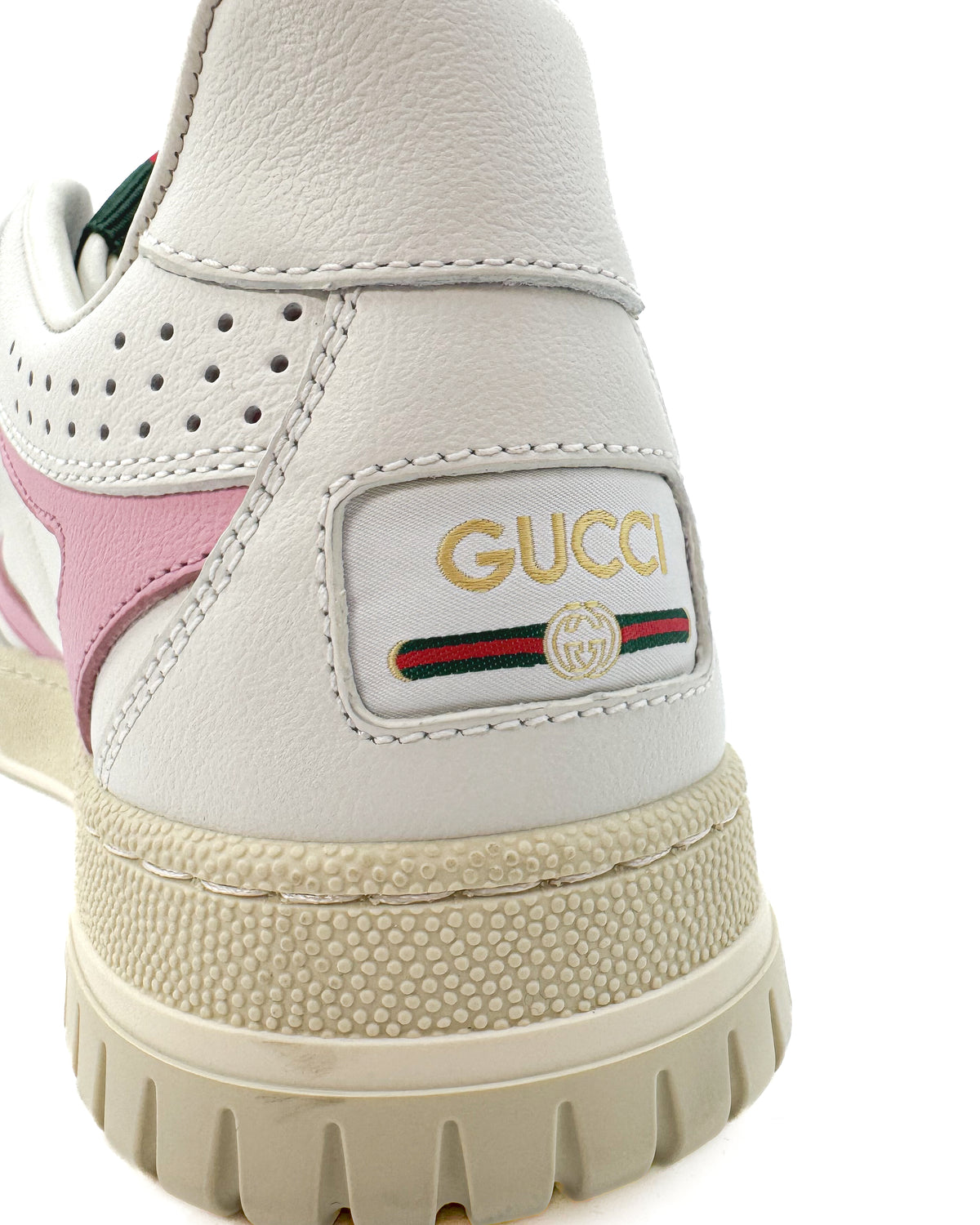 Gucci Calzado Leather Upper And Ru Pink/White · Premium Avenue