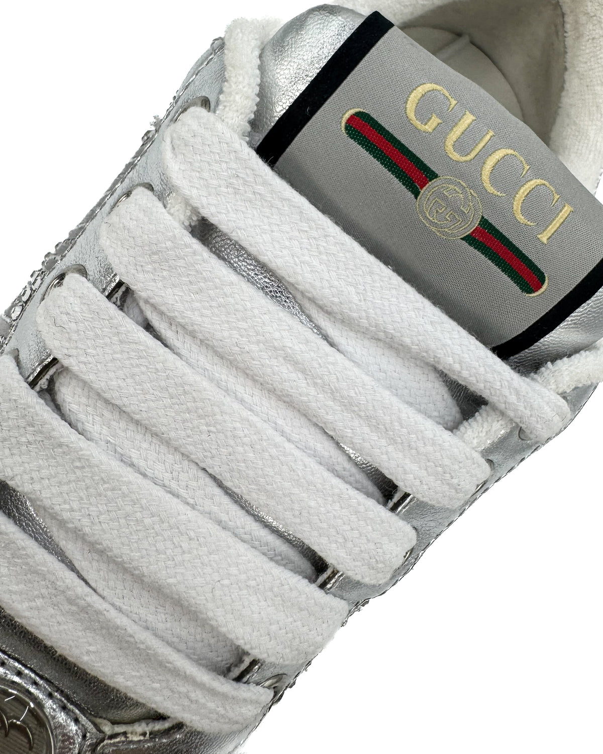 Gucci Calzado Nappa Silk/Poli Silver/Lig.grey/Silv · Premium Avenue