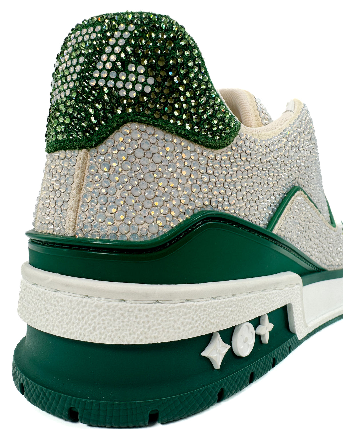 Louis Vuitton Calzado Trainer Green Strass Green/Crystal · Premium Avenue