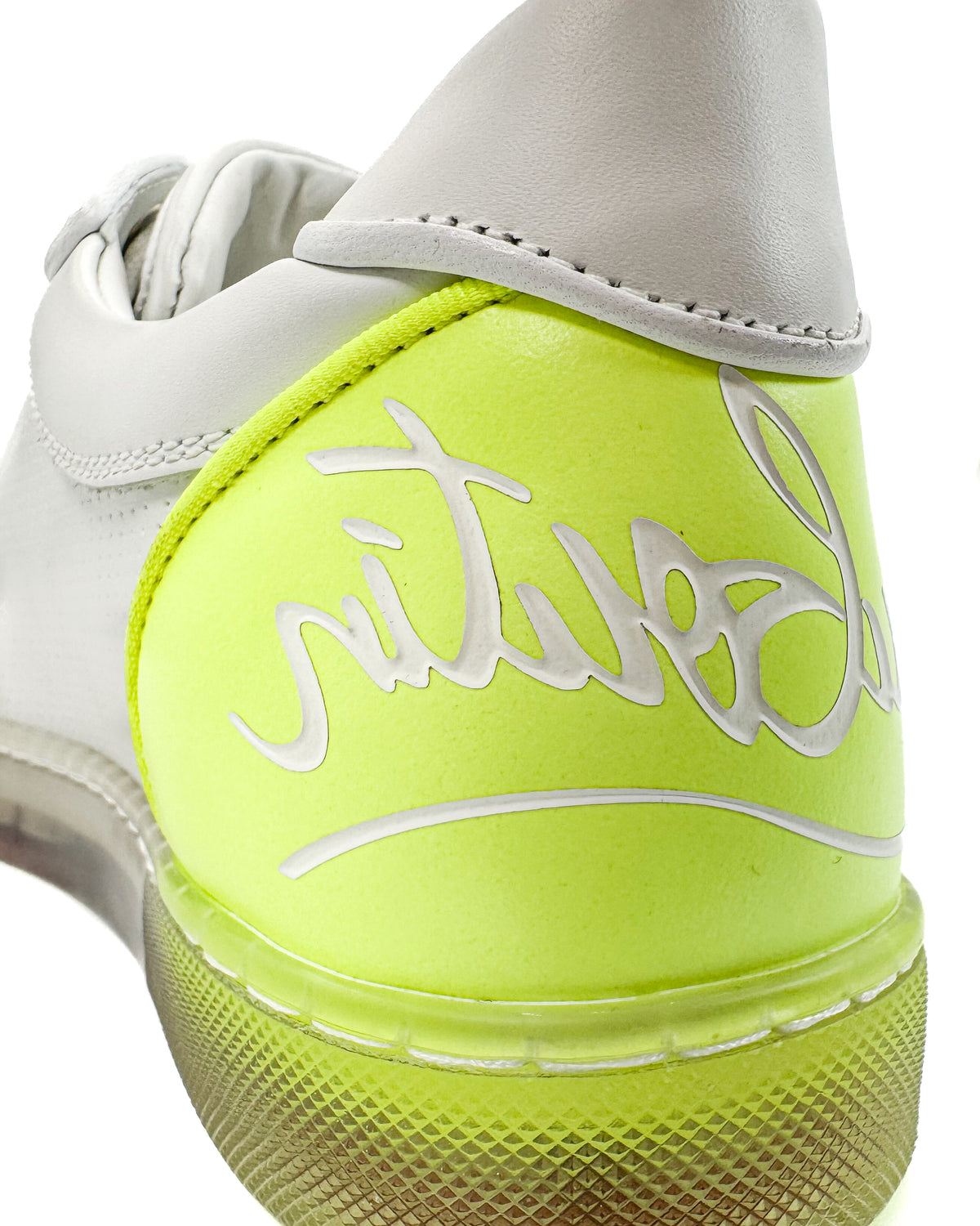 Christian Louboutin Calzado Fun Vieira Orlato Flat Bianco Fluo Yellow · Premium Avenue
