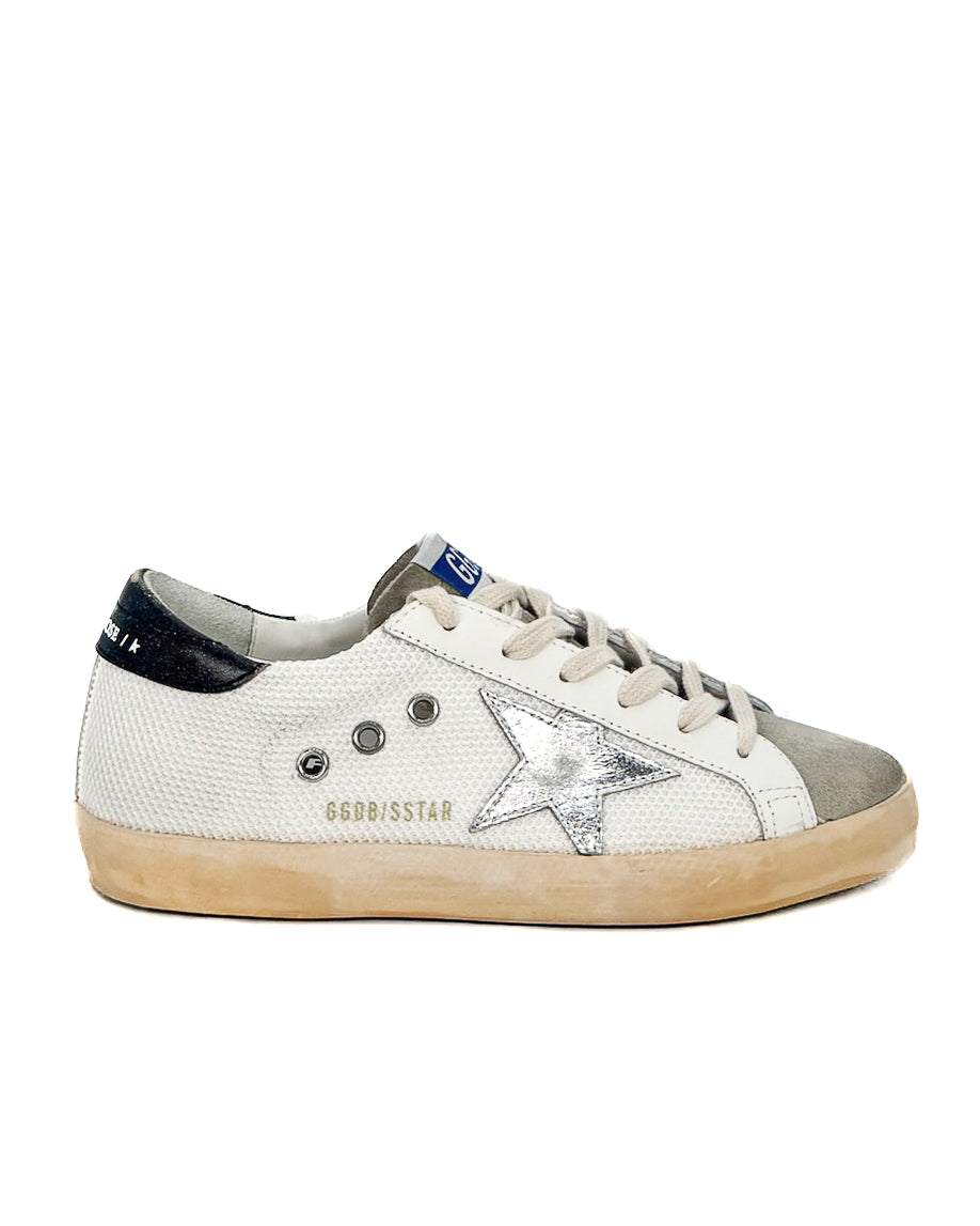 Golden Goose Calzado Super Star Classic With List White/Taupe/Silver · Premium Avenue