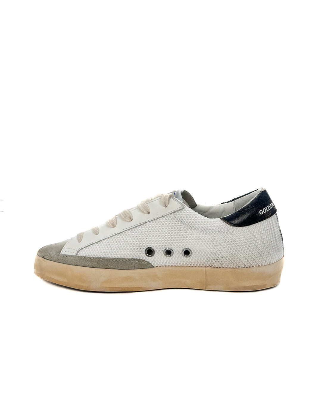 Golden Goose Calzado Super Star Classic With List White/Taupe/Silver · Premium Avenue