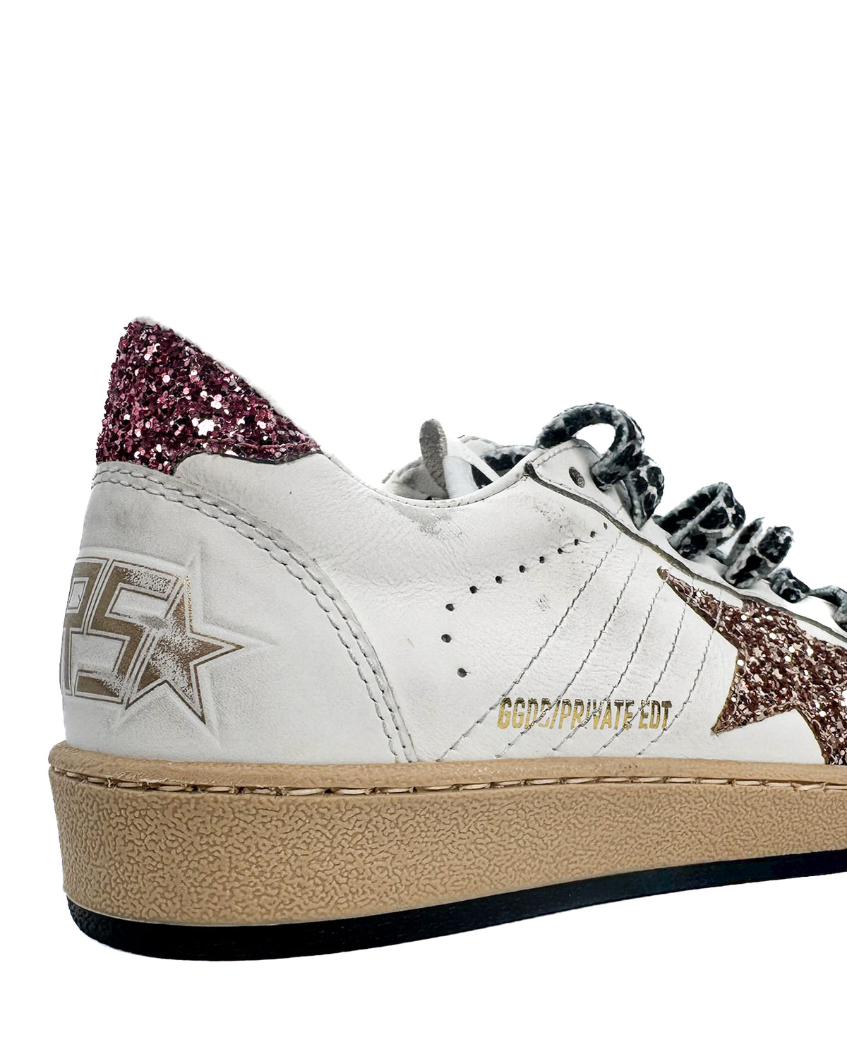 Golden Goose Calzado Ball Star White/Peach/Pink · Premium Avenue