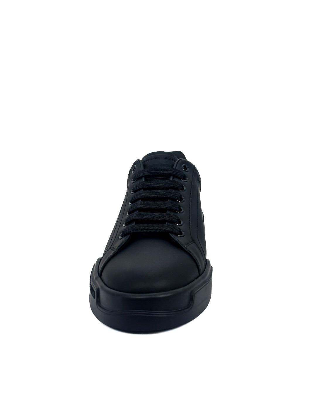 Dolce & Gabbana Calzado Sneaker Portofino In Vitello Nero · Premium Avenue