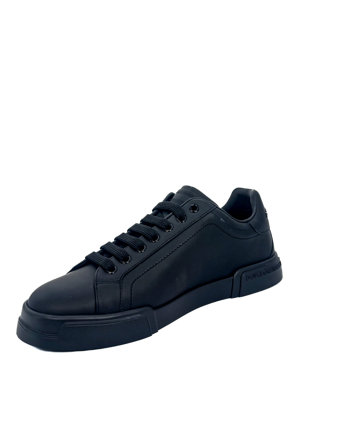 Dolce & Gabbana Calzado Sneaker Portofino In Vitello Nero · Premium Avenue