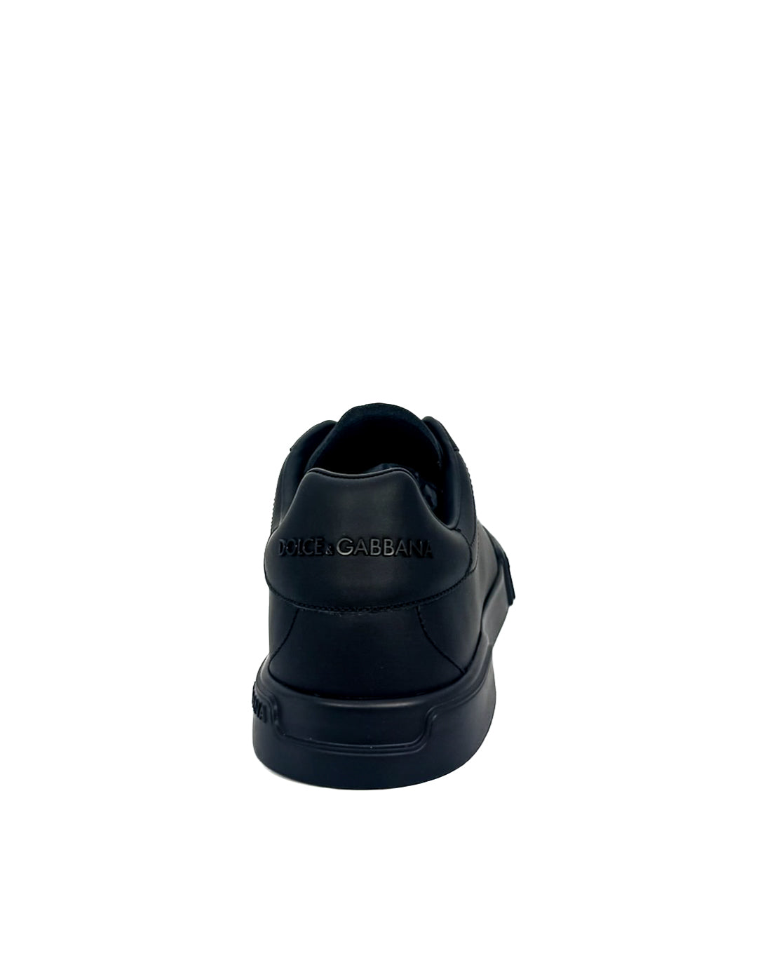 Dolce & Gabbana Calzado Sneaker Portofino In Vitello Nero · Premium Avenue