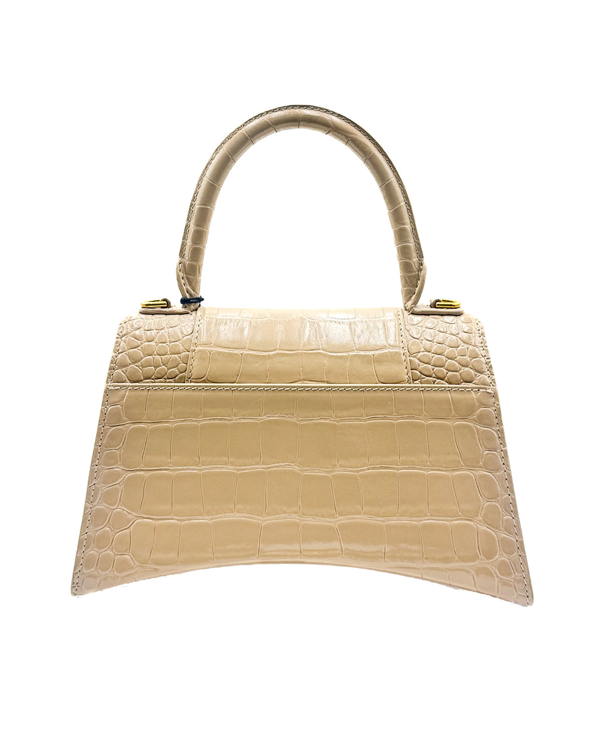 Balenciaga Bolsa Shiny Embossed Croc Calf Ag Nude · Premium Avenue