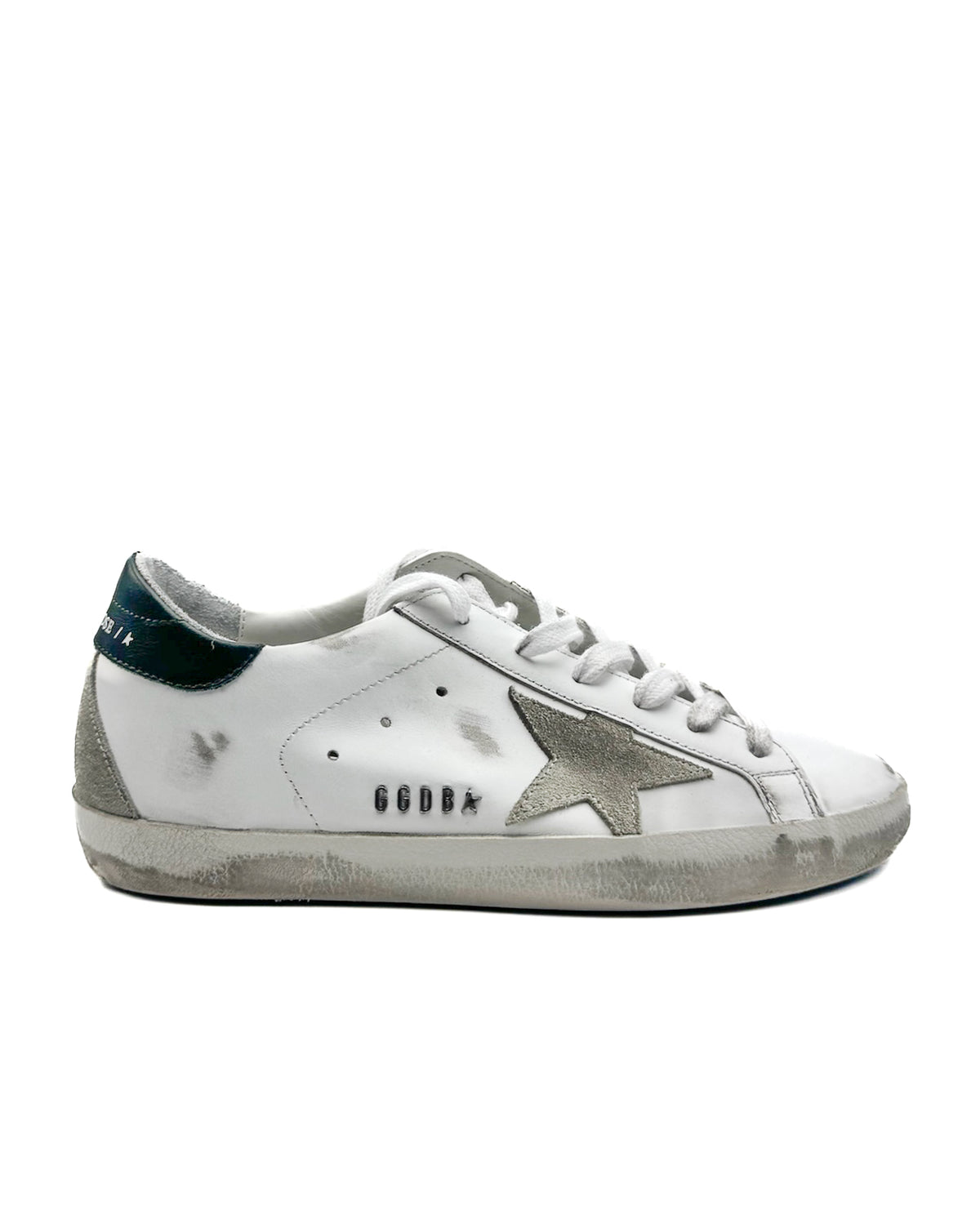 Golden Goose Calzado Super Star White/Dark Green · Premium Avenue