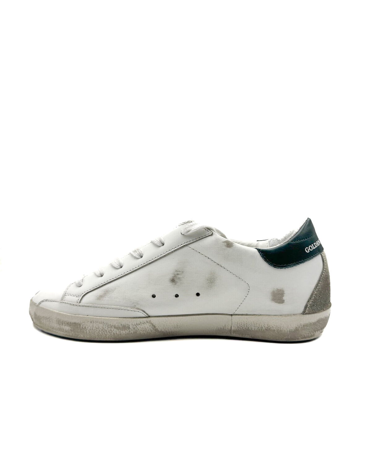 Golden Goose Calzado Super Star White/Dark Green · Premium Avenue