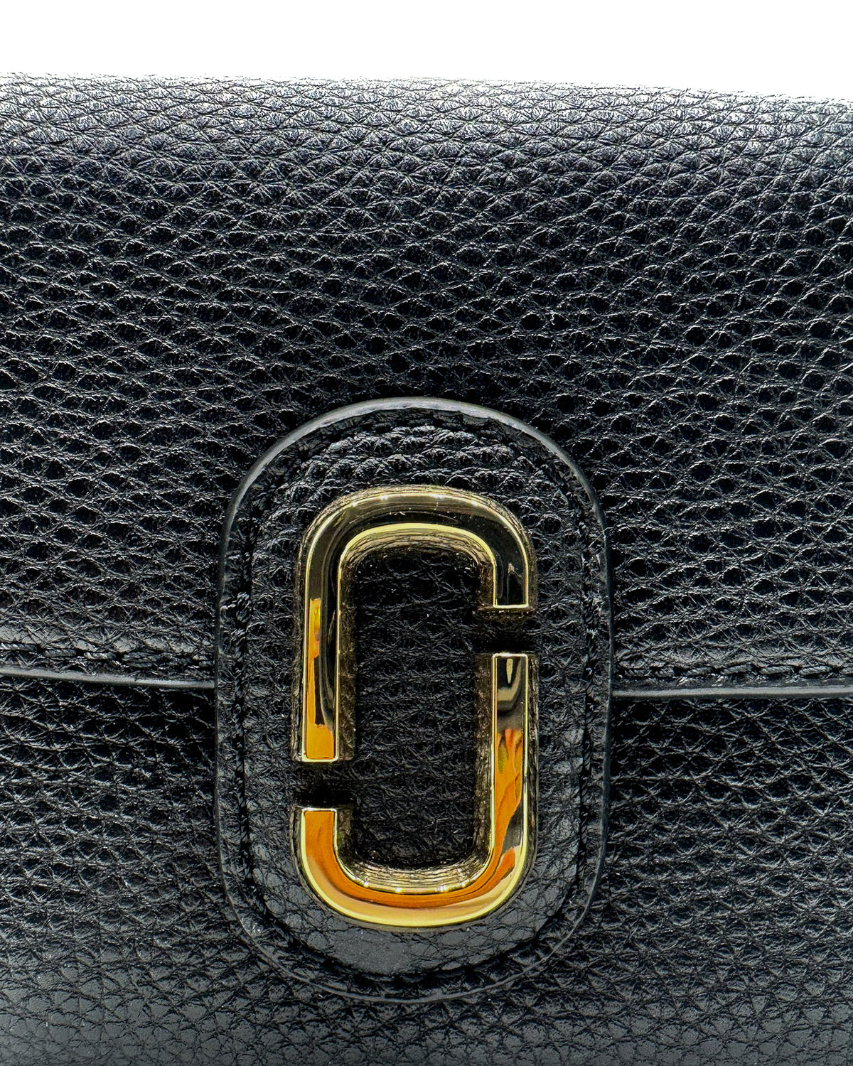 Marc Jacobs Bolsa The Clover Pebbled Leather Black · Premium Avenue