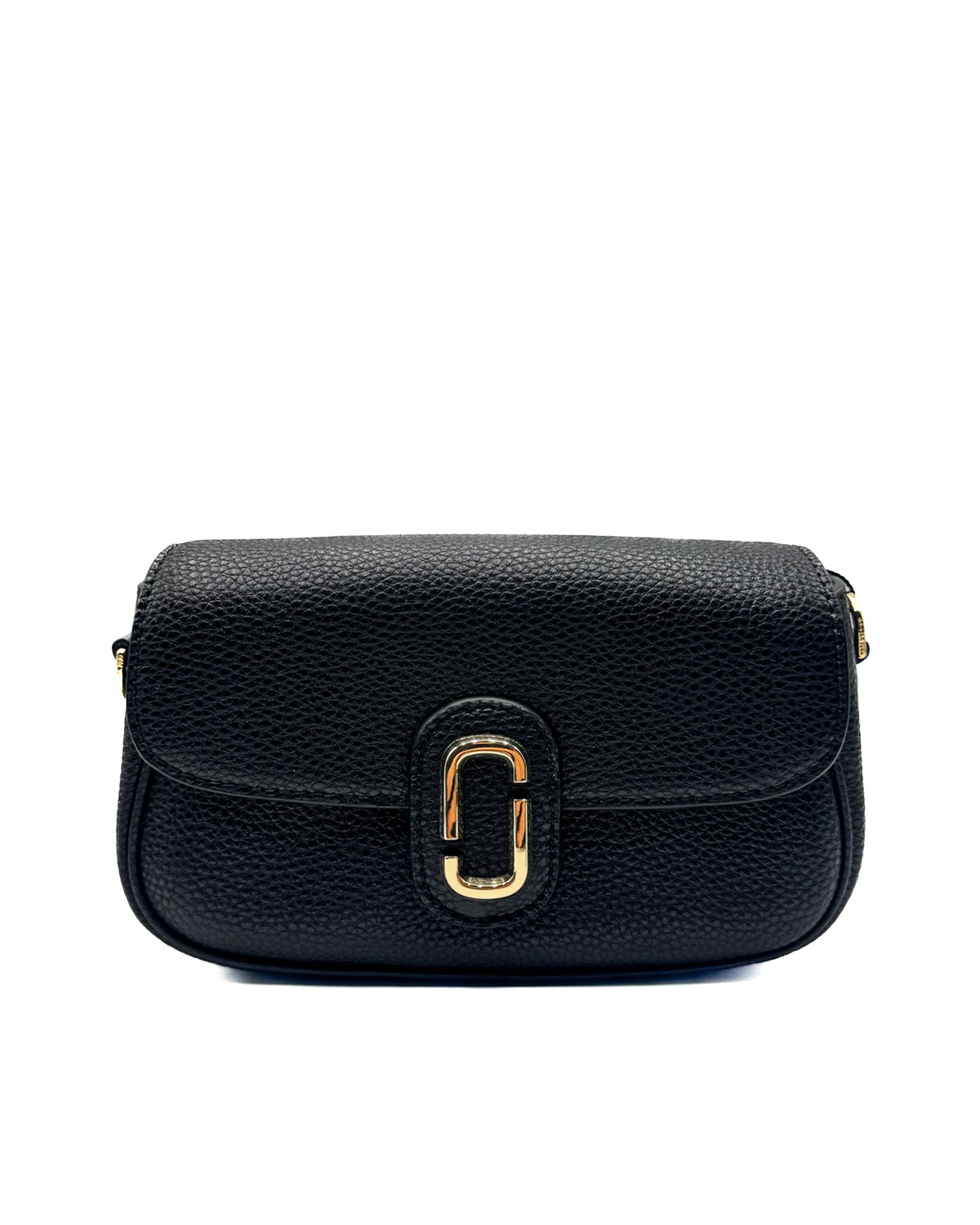 Marc Jacobs Bolsa The Clover Pebbled Leather Black · Premium Avenue
