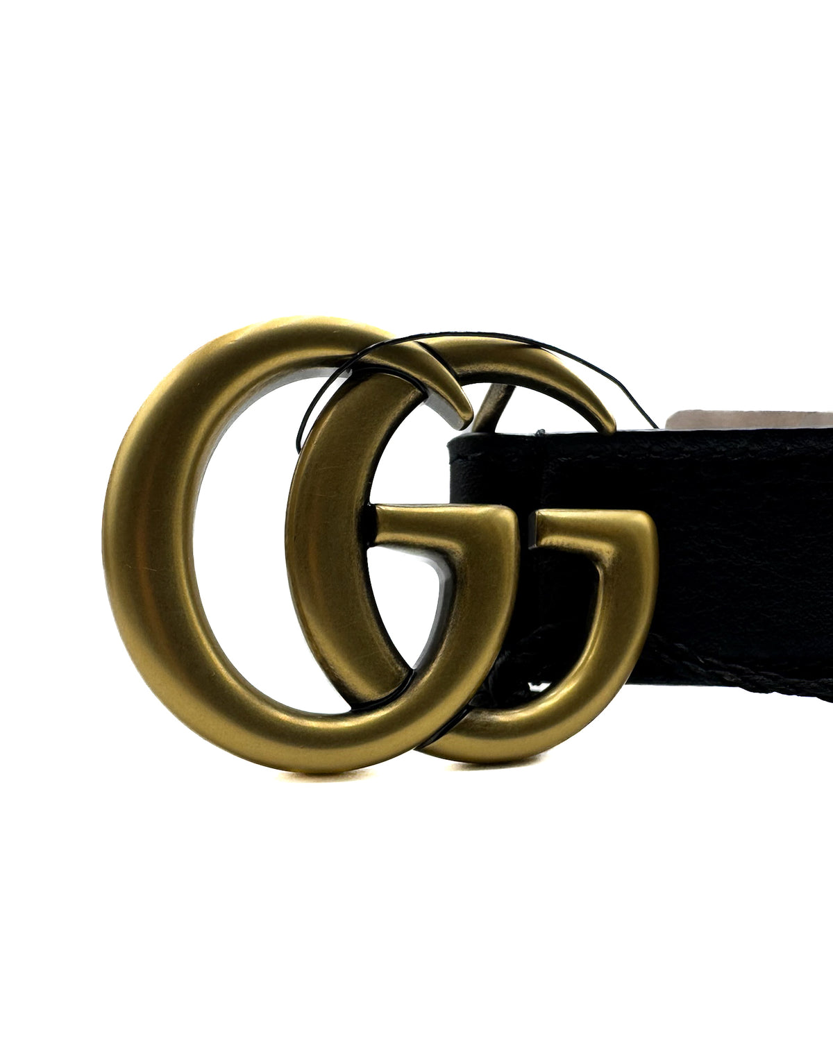 Gucci Accesorio J G Belt Leather Gold/Black · Premium Avenue