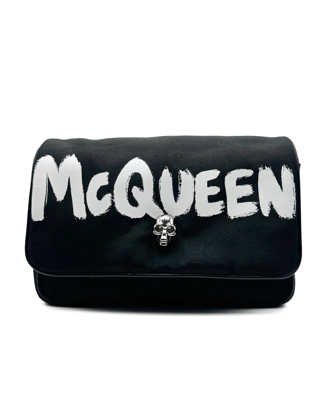 Alexander Mcqueen Bolsa Small Skull Bag Black/White · Premium Avenue