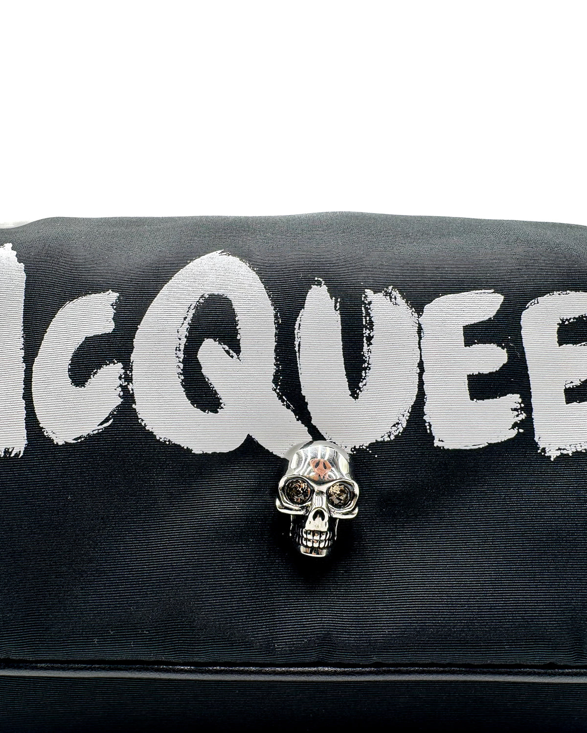 Alexander Mcqueen Bolsa Small Skull Bag Black/White · Premium Avenue