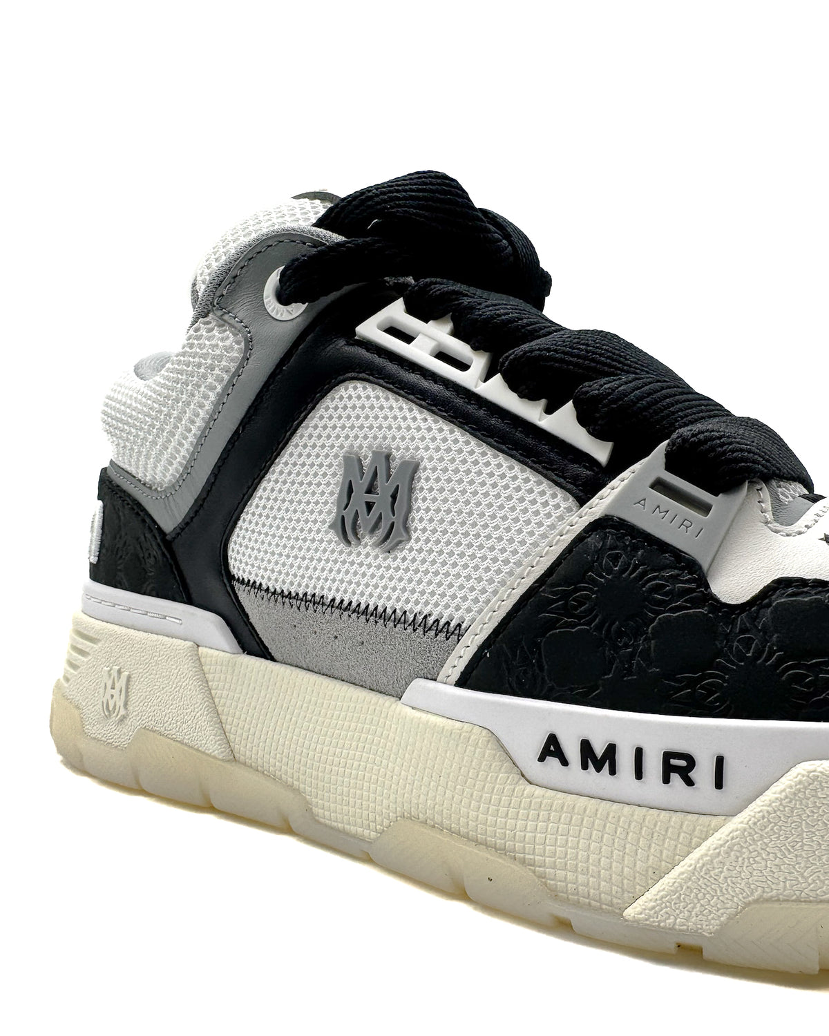 Amiri Calzado Ma Quad Debossed Nubuck Ma 1 Black · Premium Avenue