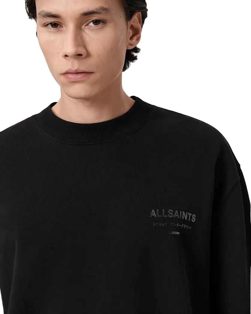 ALL SAINTS - XANDER CREW JET BLACK