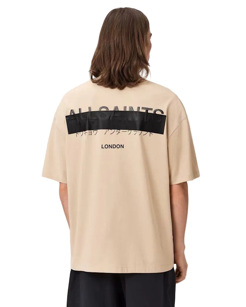 ALL SAINTS - REDACT SS CREW SUNSET BROWN