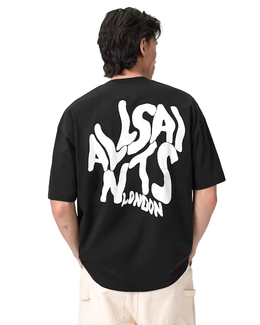 ALL SAINTS - ORLANDO LOGO JET BLACK
