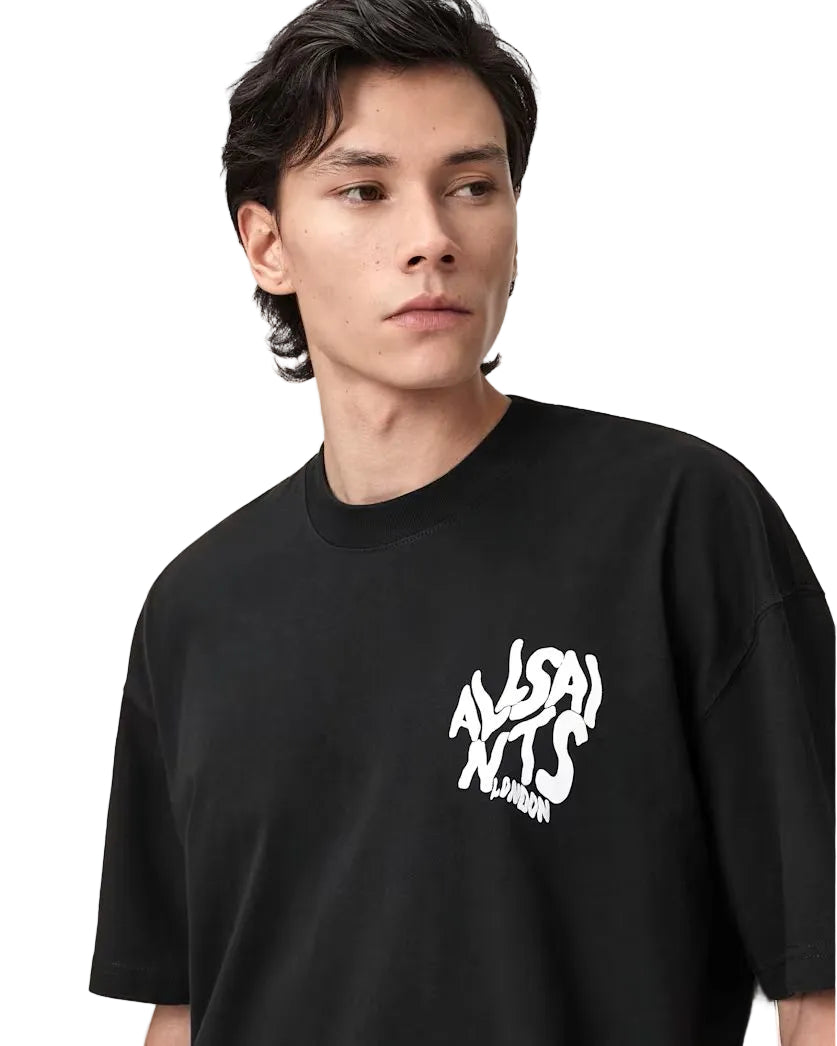 ALL SAINTS - ORLANDO LOGO JET BLACK