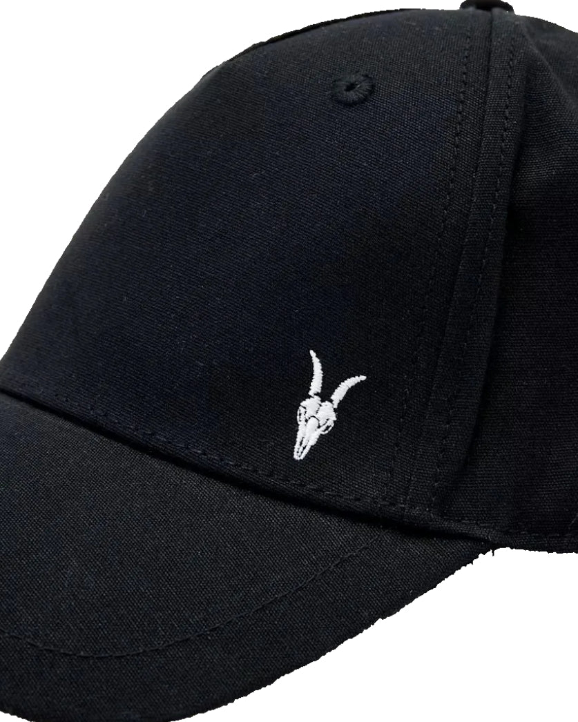 ALL SAINTS - FEN BASEBALL CAP - BLACK WHITE