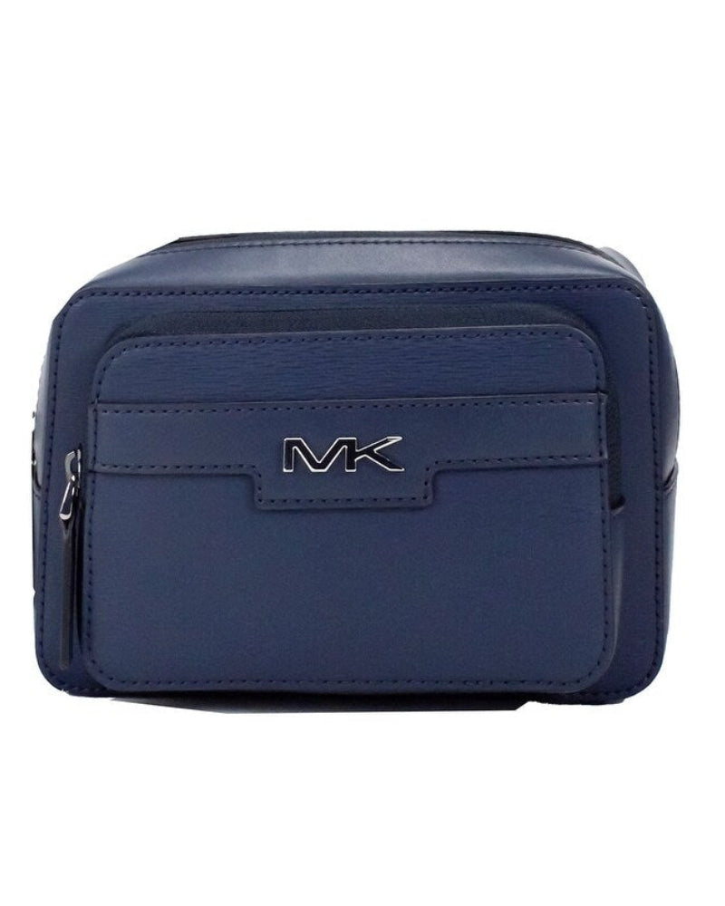 Michael Kors Bolsa Cooper Small Double Zip Belt Bag Navy Blue · Premium Avenue