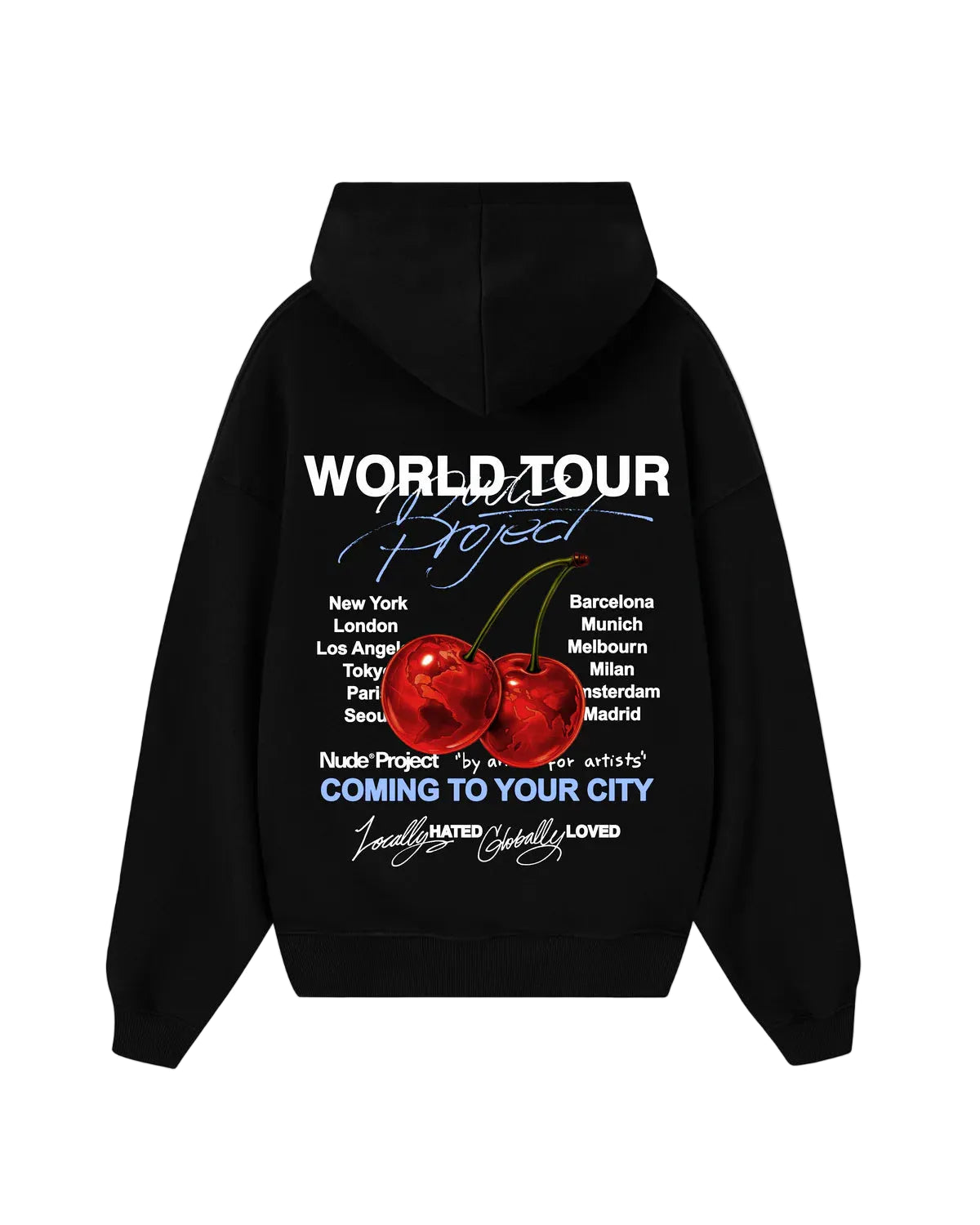 NUDE PROJECT - NUDE TOUR HOOD FW25 BLACK