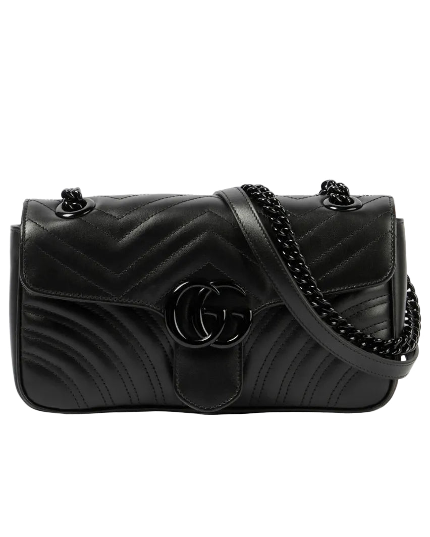 GUCCI - HANDBAG GG MARMONT BLACK