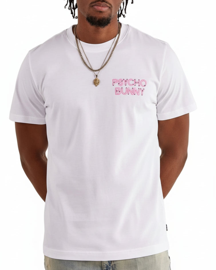 Psycho Bunny Ropa Claude Graphic Tee White · Premium Avenue