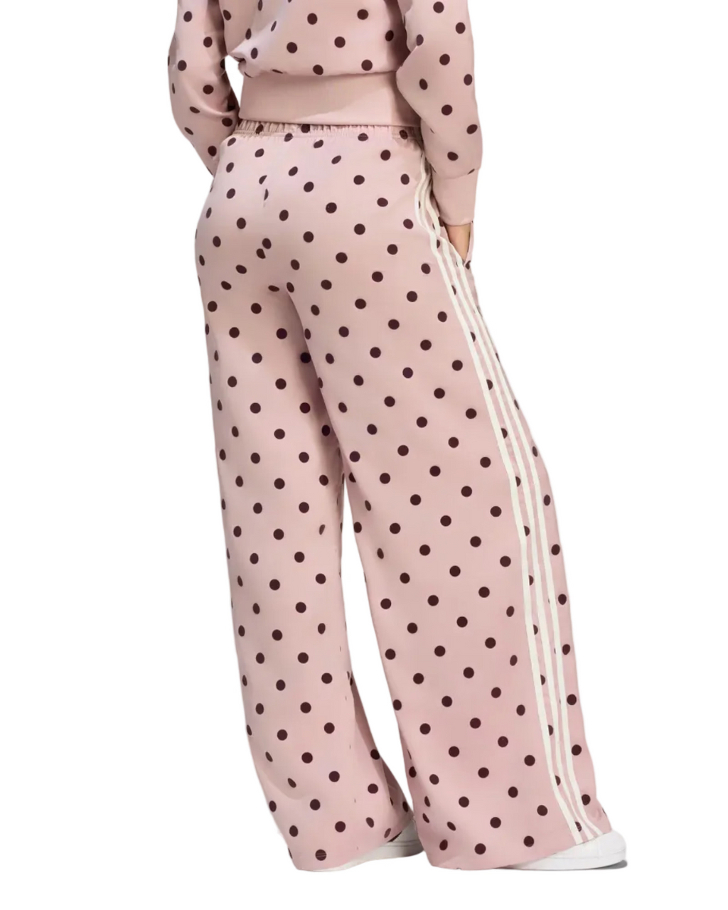 ADIDAS -  WIDE LEG PANTS POLKA DT FBIRD PNT PNK/BRG