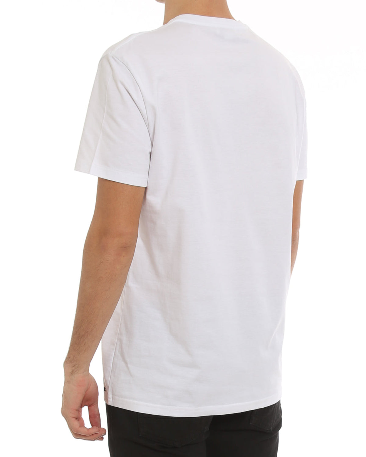 ALEXANDER MCQ - GRFT PRT ORGANIC T-SHIRT JERSE WHITE/MIX