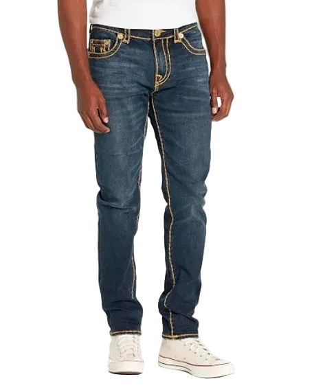 TRUE RELIGION - ROCCO SUPER T NF 107427 CHICORY DARK WASH