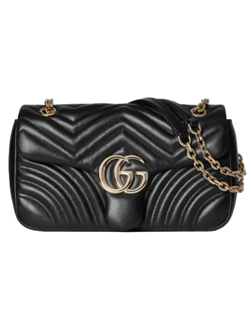 GUCCI - HANDBAG GG MARMONT BLACK/GOLD