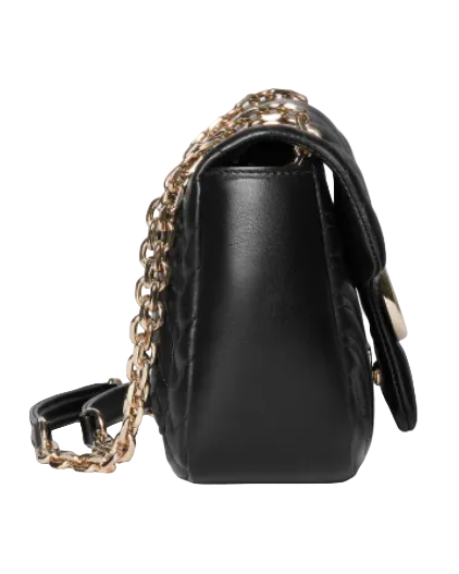 GUCCI - HANDBAG GG MARMONT BLACK/GOLD