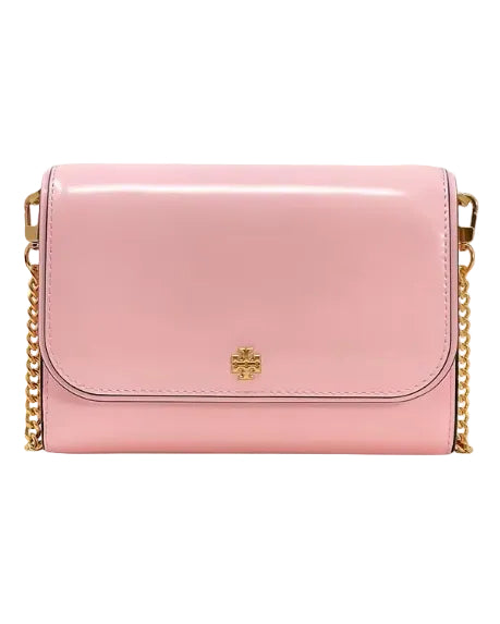 TORY BURCH - EMERSON CHAIN WALLET PINK