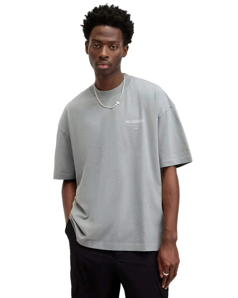 ALL SAINTS - UNDERGROUND SS CREW METALLIC GREY
