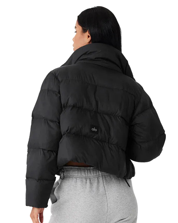 Alo Ropa Gold Rush Puffer Black · Premium Avenue