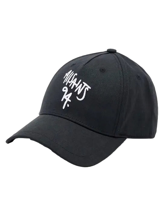 ALL SAINTS - SPRAY LOGO BB CAP BLACK/CHALK WHITE