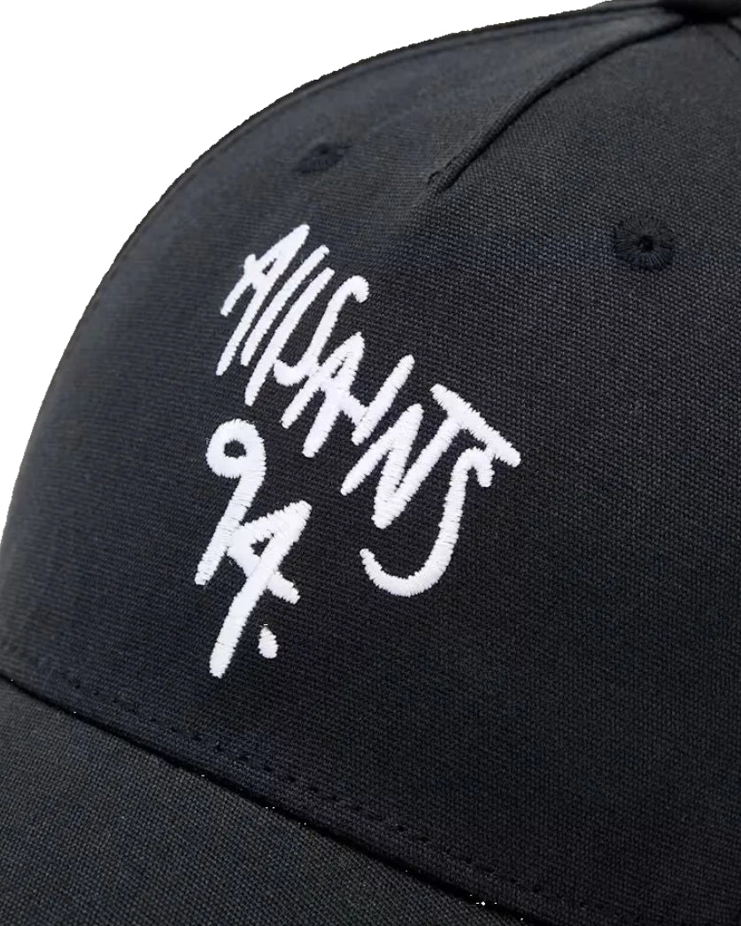 ALL SAINTS - SPRAY LOGO BB CAP BLACK/CHALK WHITE