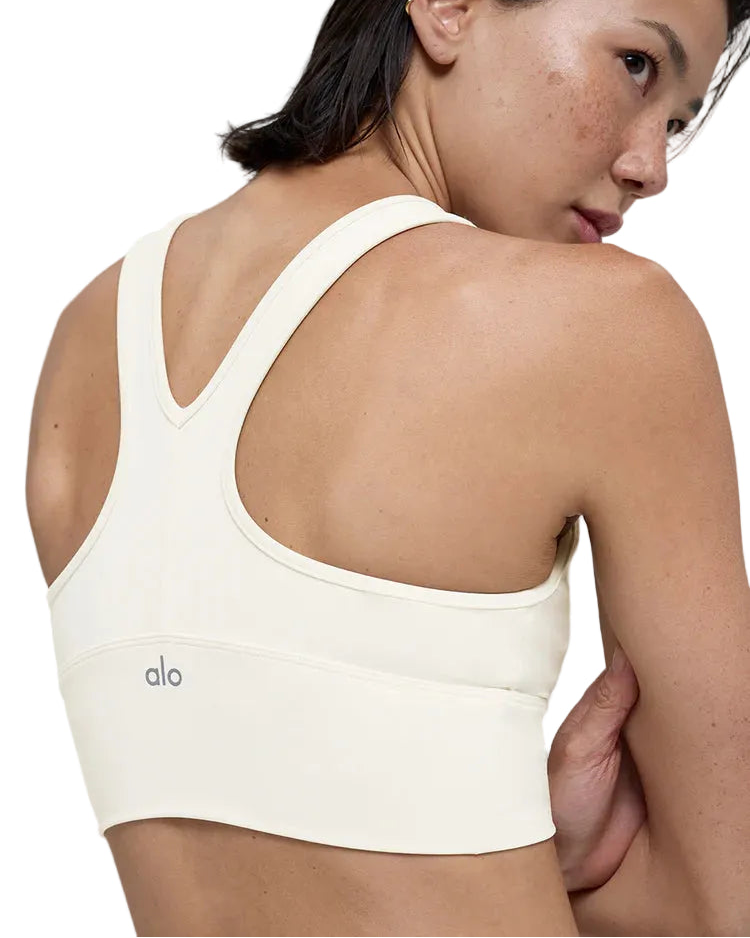 Alo Ropa Wild Thing Bra White · Premium Avenue