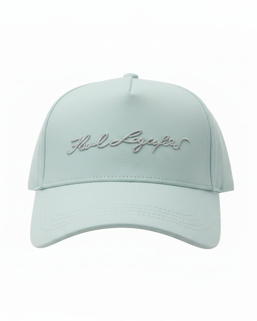 Karl Lagerfeld Gorra Script Logo Hat Light Blue · Premium Avenue