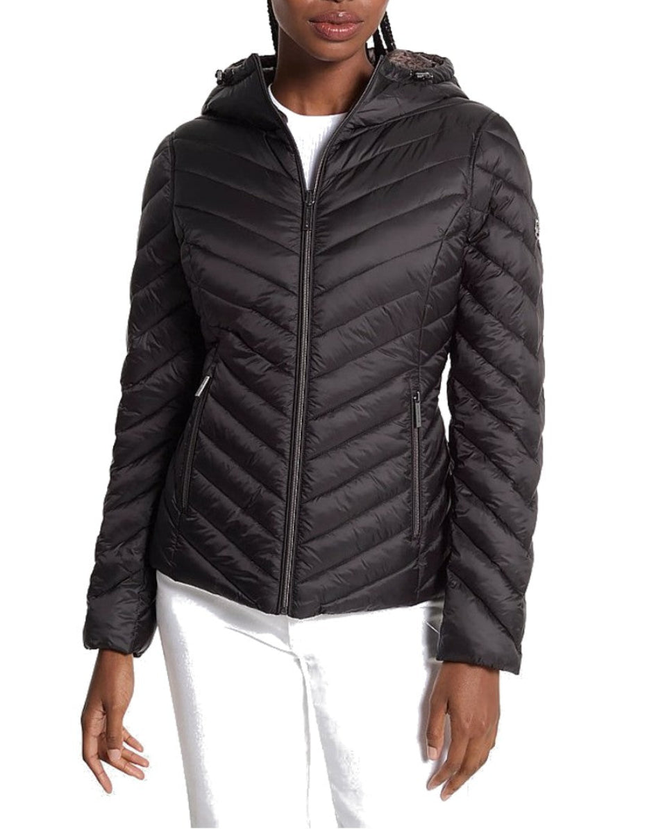 Michael Kors Jacket Reversible Logo Black/Brown · Premium Avenue