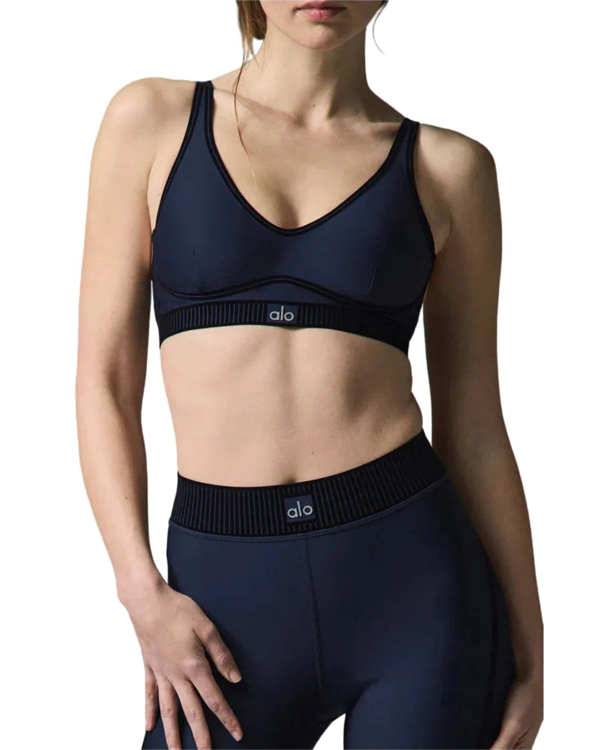 Alo Airlift Line Up Bra Navy · Premium Avenue