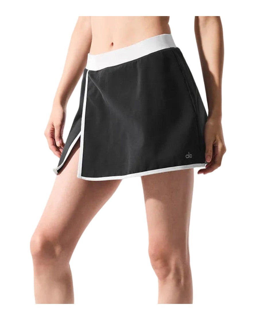 Alo Airbrush Streamlined Skirt Black/White · Premium Avenue